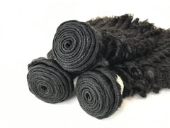 Raw Virgin Hair Malaysian and Brazilian Kinky Curly