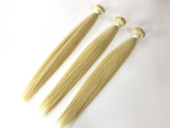 Single Donor 613 Blonde Virgin Hair bundle Malaysian & Brazilian Straight