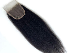 MayfairRemy 4x4  Medium brown lace light closure Kinky Straight